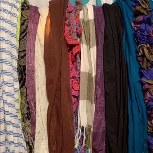 12 scarves